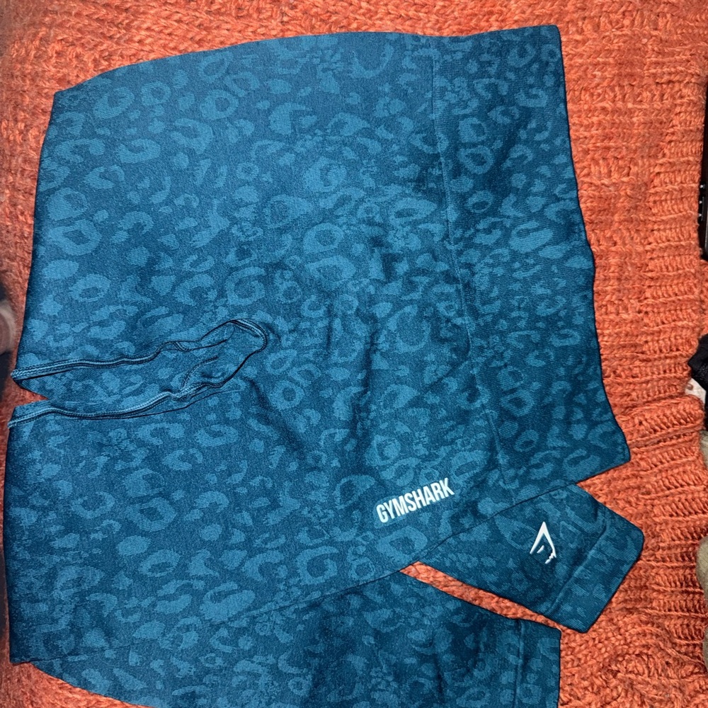 Gymshark Teal Animal Print Leggings